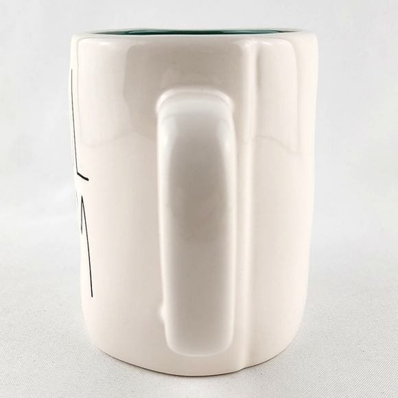 ⭐️2/ $50⭐️ Rae Dunn Artisan Ceramic White Green Mug COOL MOM Large Letters - Picture 3 of 10